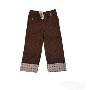 NEW Icky Brand Girls Brown Trousers 6x